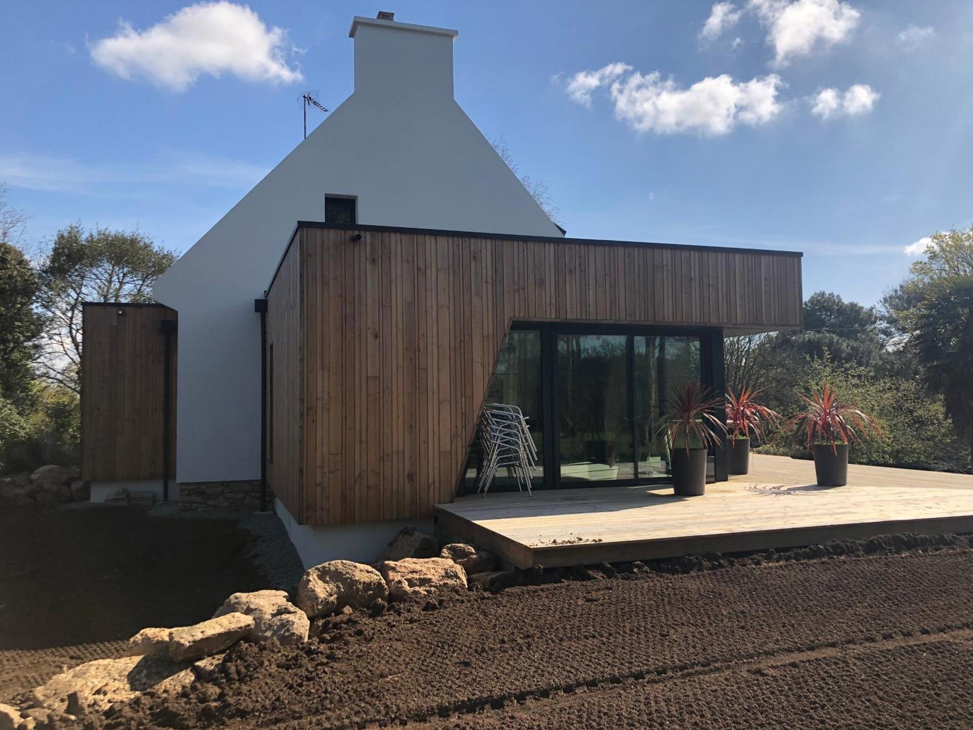 Villa Tidinghi, Plage De Rospico A Pied Névez Eksteriør bilde