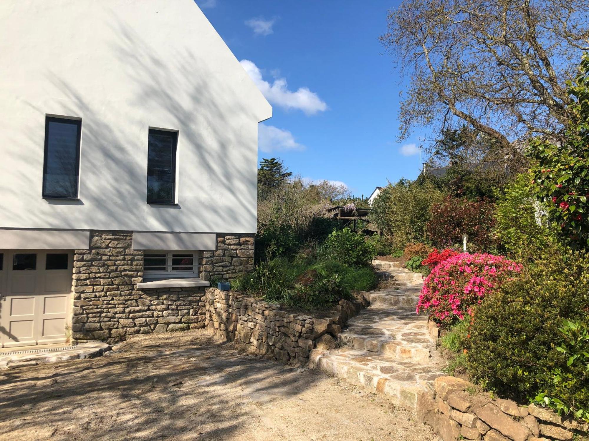 Villa Tidinghi, Plage De Rospico A Pied Névez Eksteriør bilde