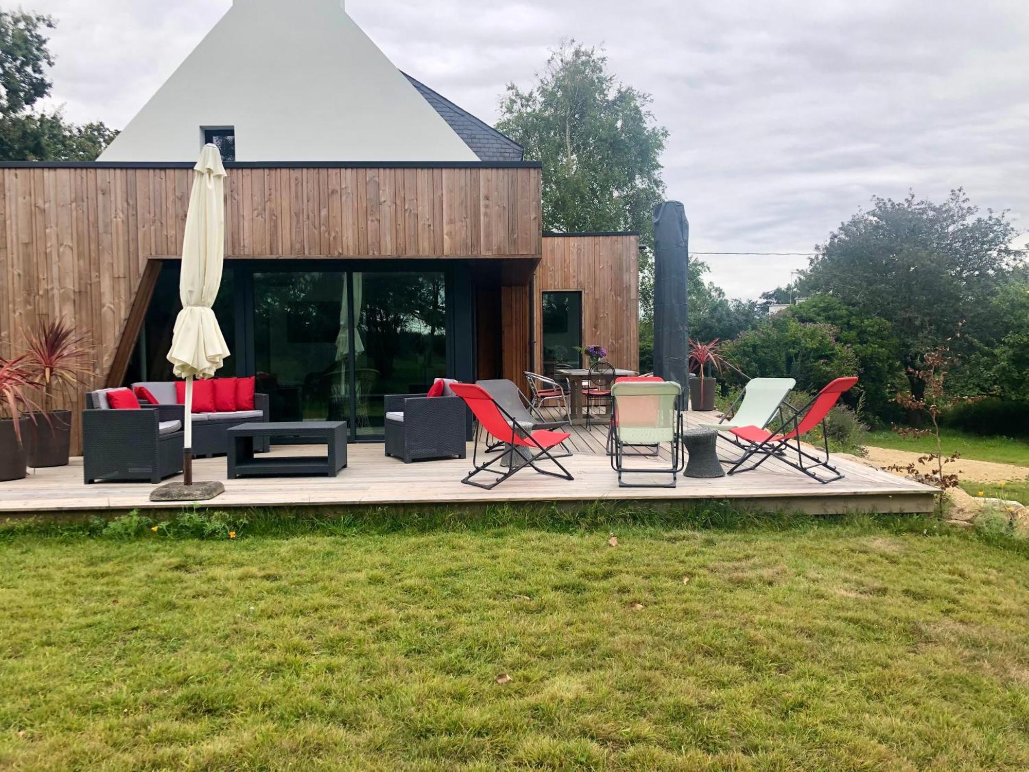 Villa Tidinghi, Plage De Rospico A Pied Névez Eksteriør bilde